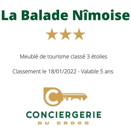 ニームLa Balade Nimoise Center Car Park Acアパートメント エクステリア 写真